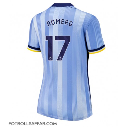 Tottenham Hotspur Cristian Romero #17 Bortatröja Dam 2024-25 Kortärmad